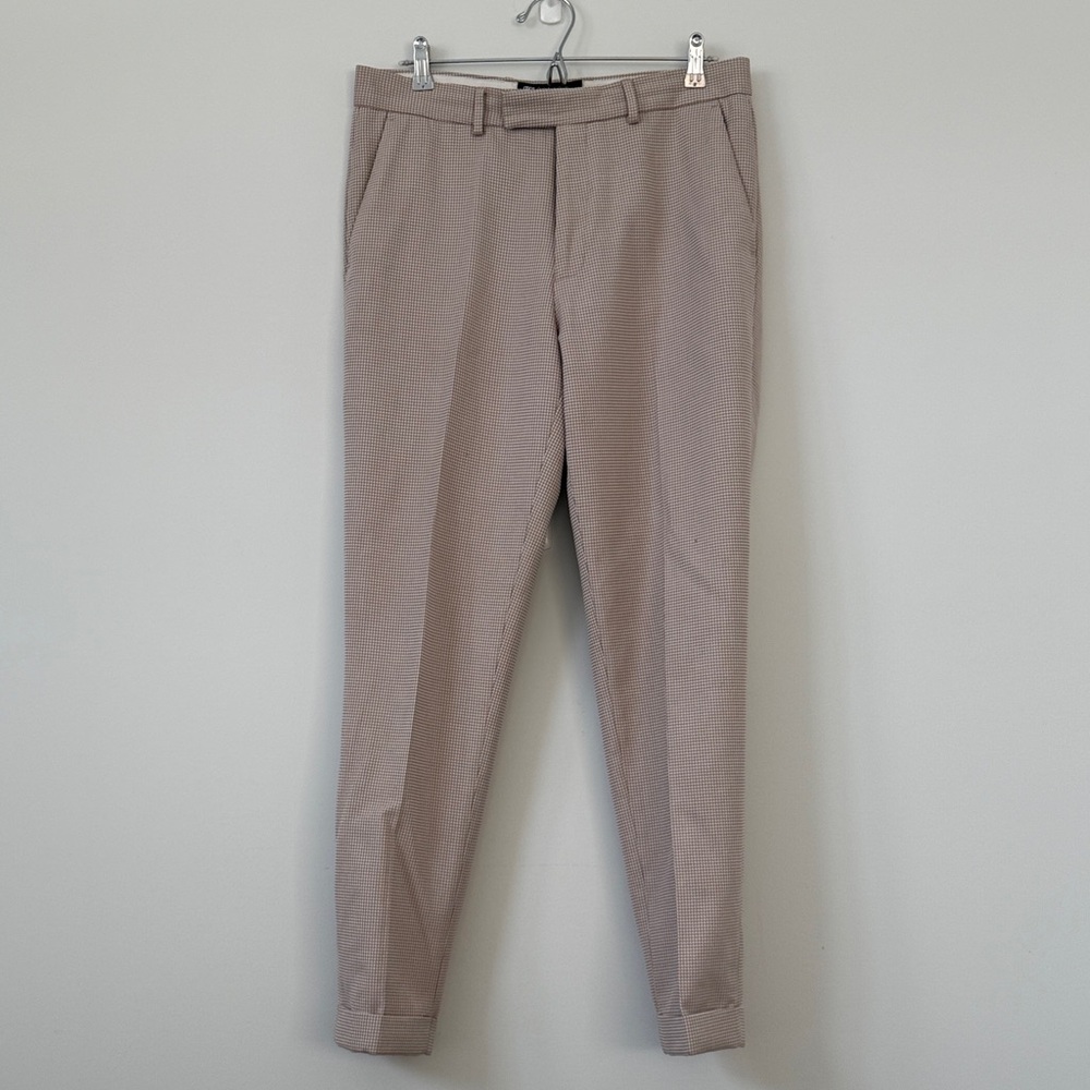ASOS Men's Stone Houndstooth Pants